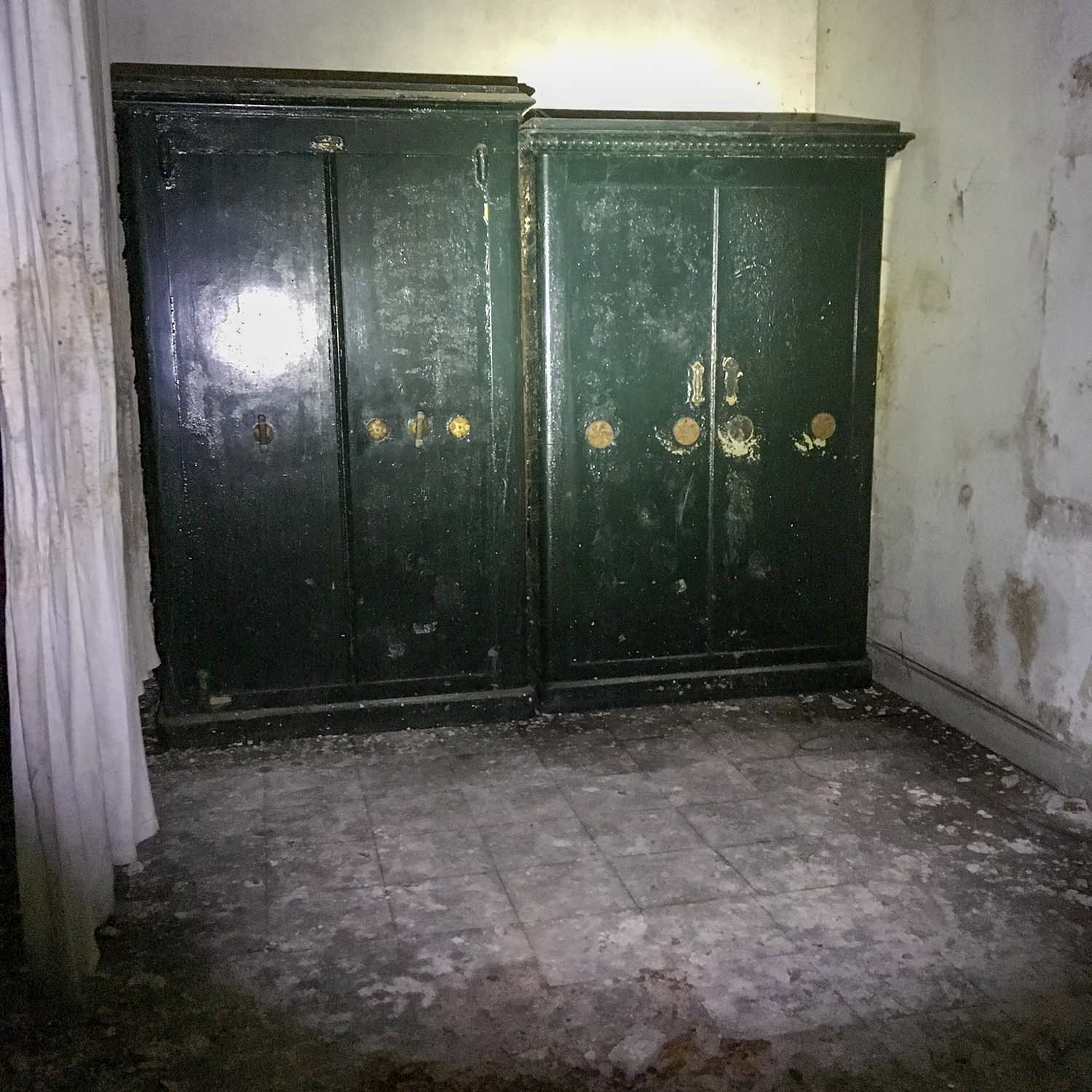 How old are these great riveted steel lockers?